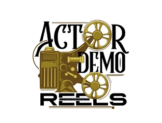 actor demo reels logo design by veron