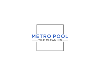 Metro Pool Tile Cleaning logo design by johana