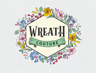 Wreath Couture logo design by Optimus
