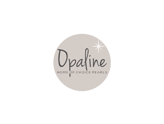 Opaline (tagline) home of choice pearls logo design by johana