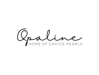 Opaline (tagline) home of choice pearls logo design by mbamboex