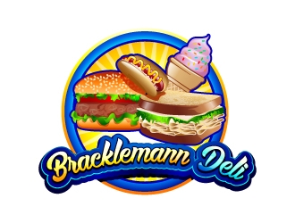 Bracklemann Deli logo design by uttam