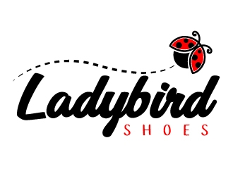 Ladybird Shoes logo design by jaize