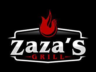 Zazas Grill logo design by torresace