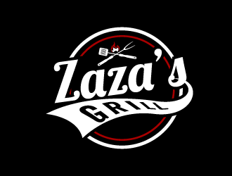 Zazas Grill logo design by torresace
