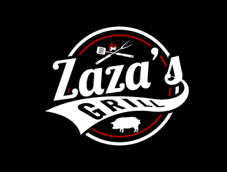 Zazas Grill logo design by torresace