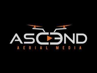Ascend Aerial Media logo design by REDCROW