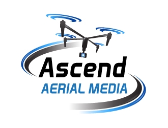 Ascend Aerial Media logo design by Dawnxisoul393