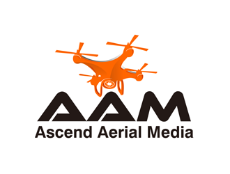 Ascend Aerial Media logo design by enzidesign