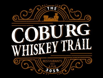 The Coburg Whiskey Trail logo design by shere