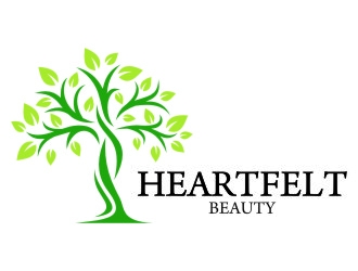 Heartfelt Beauty  logo design by jetzu