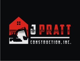 J Pratt Construction, Inc. logo design by bricton