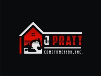 J Pratt Construction, Inc. logo design by bricton