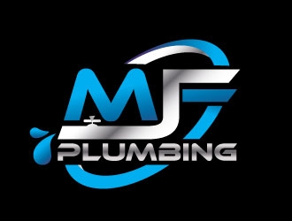 MJF PLUMBING  logo design by REDCROW