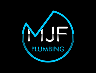MJF PLUMBING  logo design by ROSHTEIN