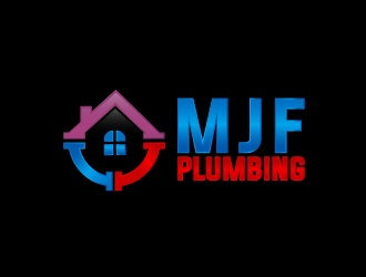 MJF PLUMBING  logo design by jenyl