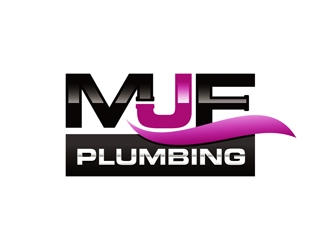 MJF PLUMBING  logo design by gitzart