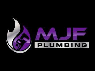 MJF PLUMBING  logo design by jaize