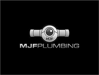 MJF PLUMBING  logo design by hole