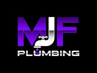 MJF PLUMBING  logo design by pam81
