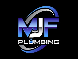 MJF PLUMBING  logo design by pam81