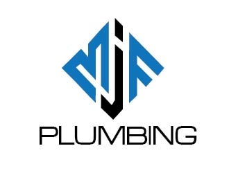 MJF PLUMBING  logo design by ruthracam