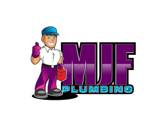 MJF PLUMBING  logo design by SmartTaste