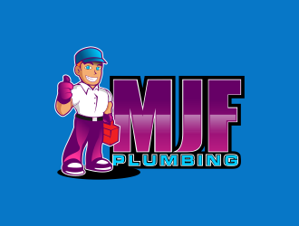 MJF PLUMBING  logo design by SmartTaste