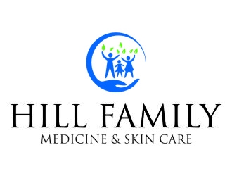 Hill Family Medicine & Skin Care logo design by jetzu