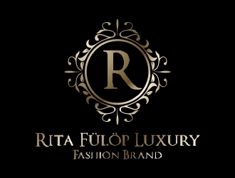 Rita Fülöp Luxury Fashion Brand logo design by kopipanas