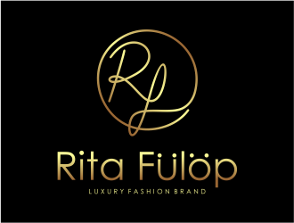 Rita Fülöp Luxury Fashion Brand logo design by cintoko