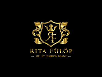 Rita Fülöp Luxury Fashion Brand logo design by torresace