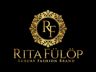 Rita Fülöp Luxury Fashion Brand logo design by jaize