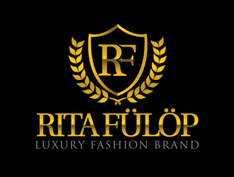 Rita Fülöp Luxury Fashion Brand logo design by kunejo