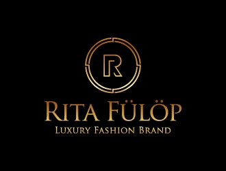 Rita Fülöp Luxury Fashion Brand logo design by zakdesign700