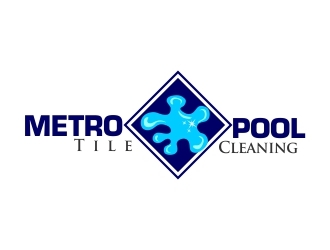 Metro Pool Tile Cleaning logo design by mckris