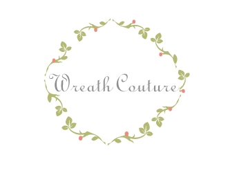 Wreath Couture logo design by webmall