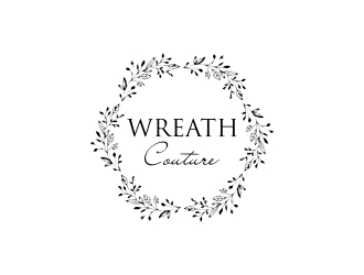 Wreath Couture logo design by cikiyunn