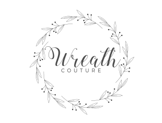 Wreath Couture logo design by SmartTaste