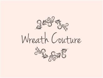 Wreath Couture logo design by 48art
