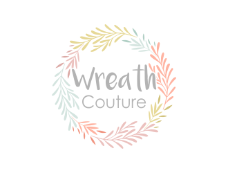 Wreath Couture logo design by ROSHTEIN