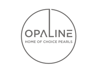 Opaline (tagline) home of choice pearls logo design by vostre