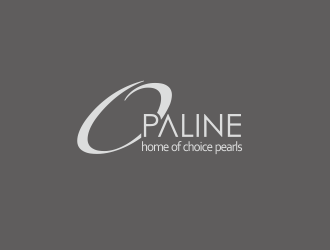 Opaline (tagline) home of choice pearls logo design by YONK