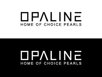 Opaline (tagline) home of choice pearls logo design by Mehul