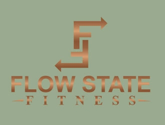 Flow State Fitness logo design by logoguy