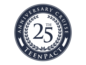 TeenPact 25th Anniversary Cruise logo design by Sarathi99