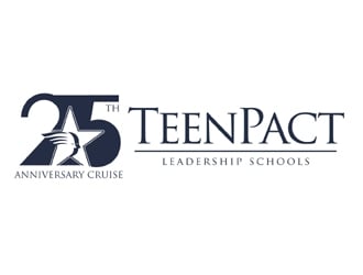 TeenPact 25th Anniversary Cruise logo design by MAXR