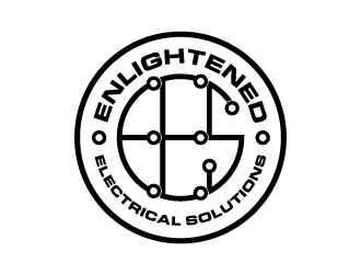 Enlightened Electrical Solutions  logo design by JJlcool