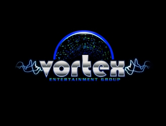 Vortex Entertainment Group (Vortex E.G.) logo design by fantastic4
