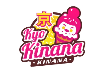 Kyo Kinana （ 京 KINANA ） logo design by ORPiXELSTUDIOS